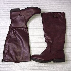 Burgundy Boots
